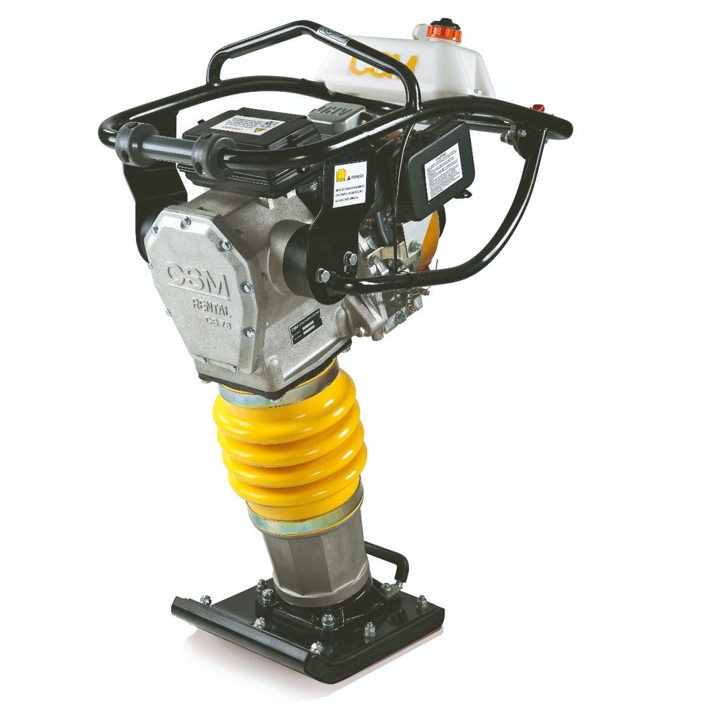 Compactador de Solo à Gasolina Percussão 2L Kgf 1600 Cs73 Rental Csm