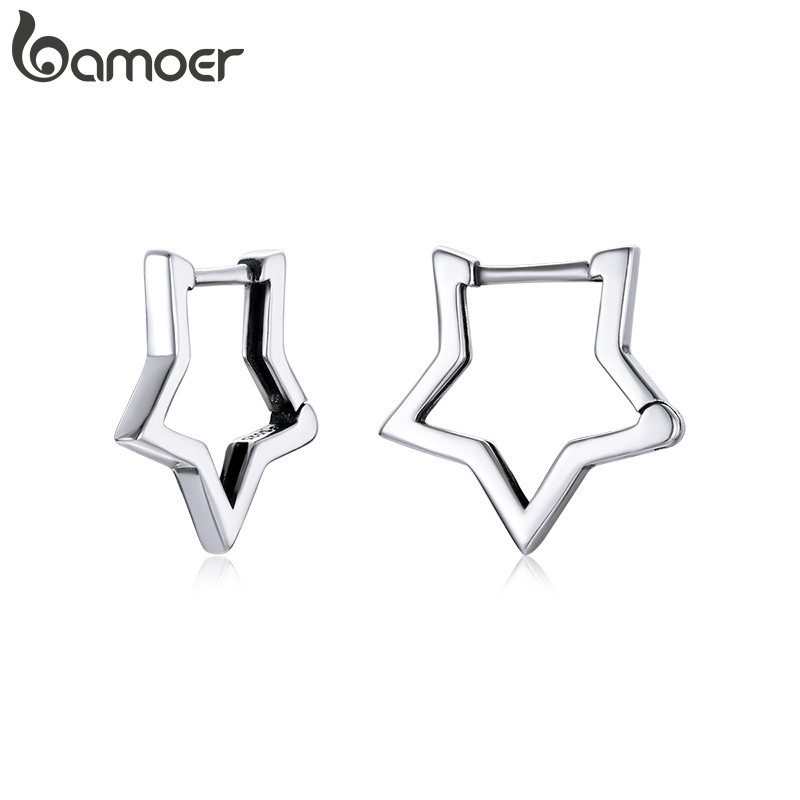 Brincos Bamoer Em Forma De Estrela Joias Da Moda Para Mulheres E Meninas Presente