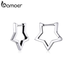 Brincos Bamoer Em Forma De Estrela Joias Da Moda Para Mulheres E Meninas Presente