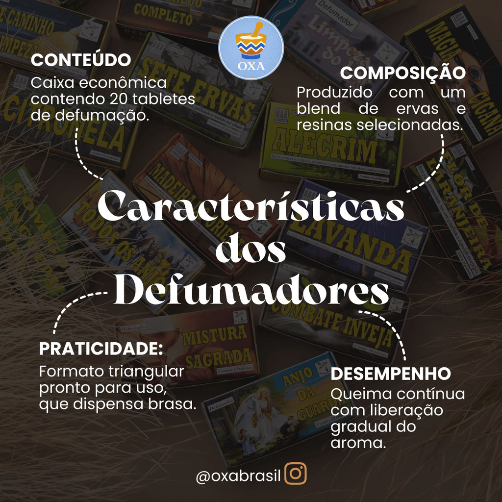 Defumador Falange do Mar Cura Emocional 7 Und e Queimador