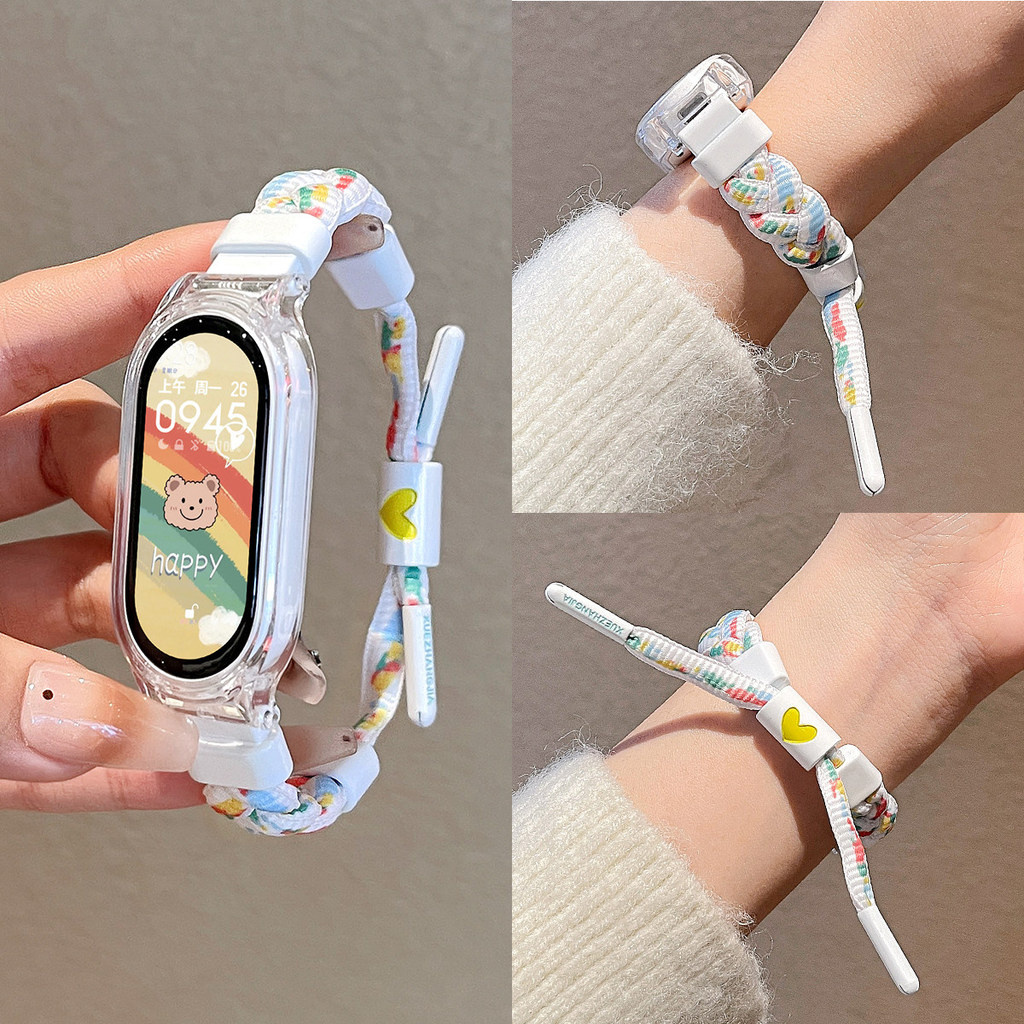 Adequado para Xiaomi Mi Band 9/10 Strap Chain Trançado Novo Produto 8/7nfc Pulse