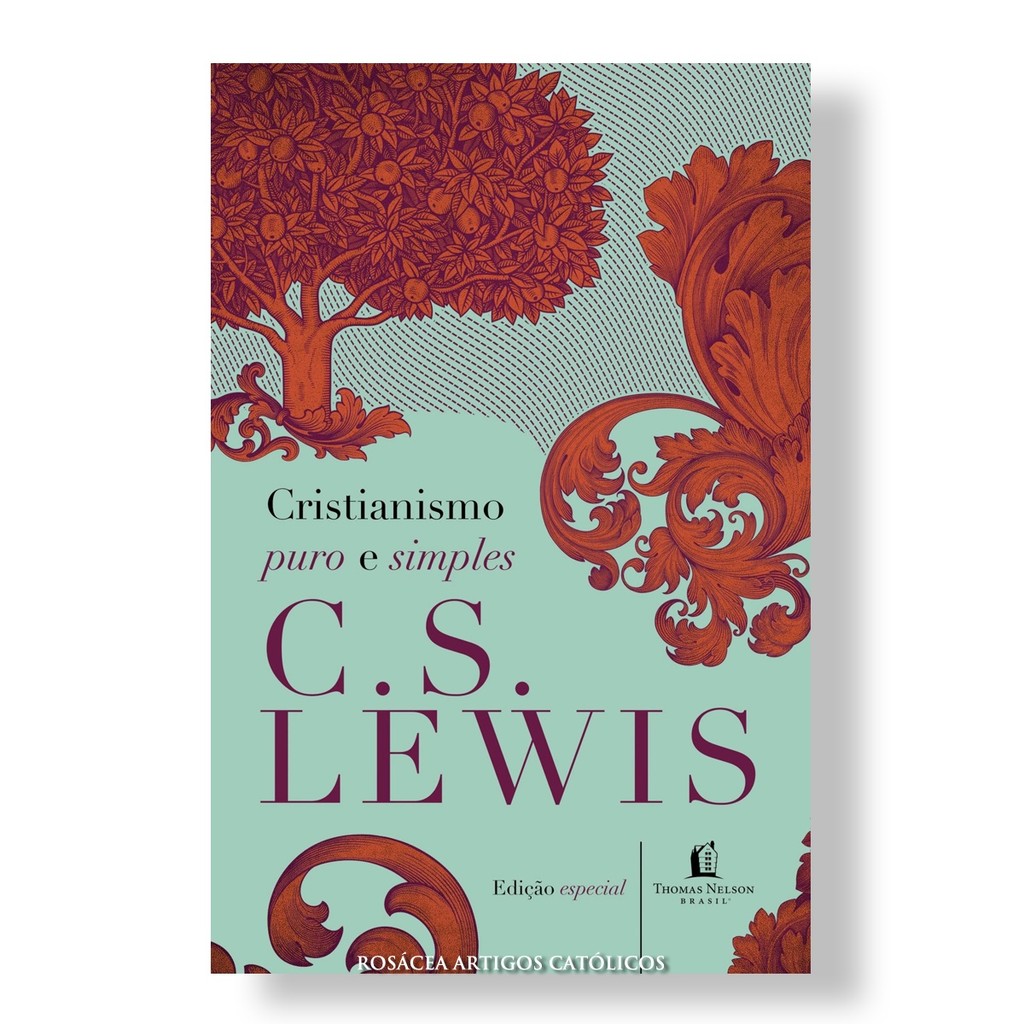 Livro Cristianismo puro e simples - C.S. Lewis - edição de luxo - capa dura