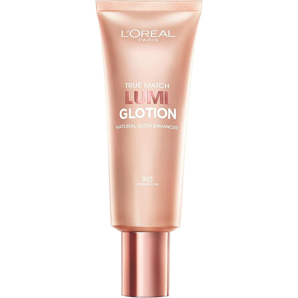 L’Oréal Paris True Match Lumi Glotion, Iluminador, Realçador de Brilho Natural para Rosto e Corpo, Maquiagem, Hidrata e