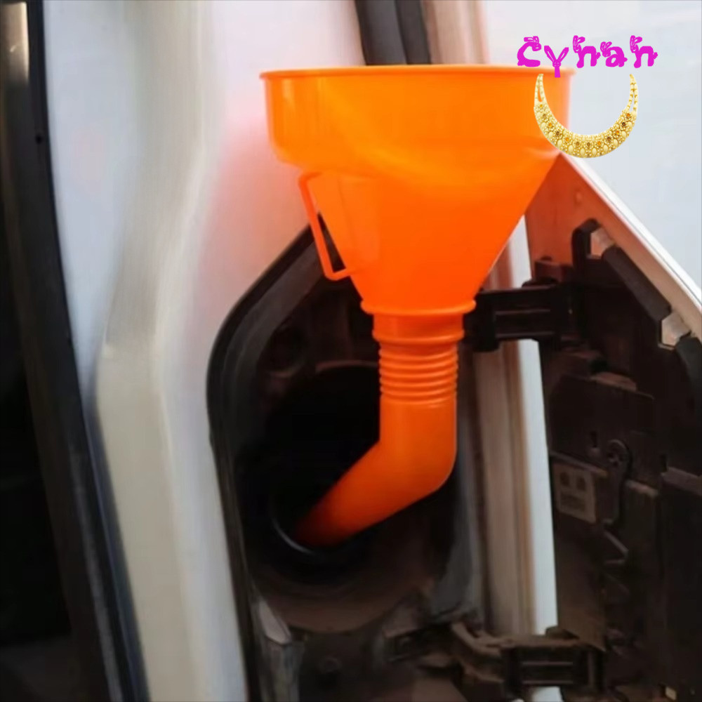 Funil De Reabastecimento CYNAN , Plástico Com Óleo De Filtro , Enchimento Removível À Prova De Vazamento De Boca Longa