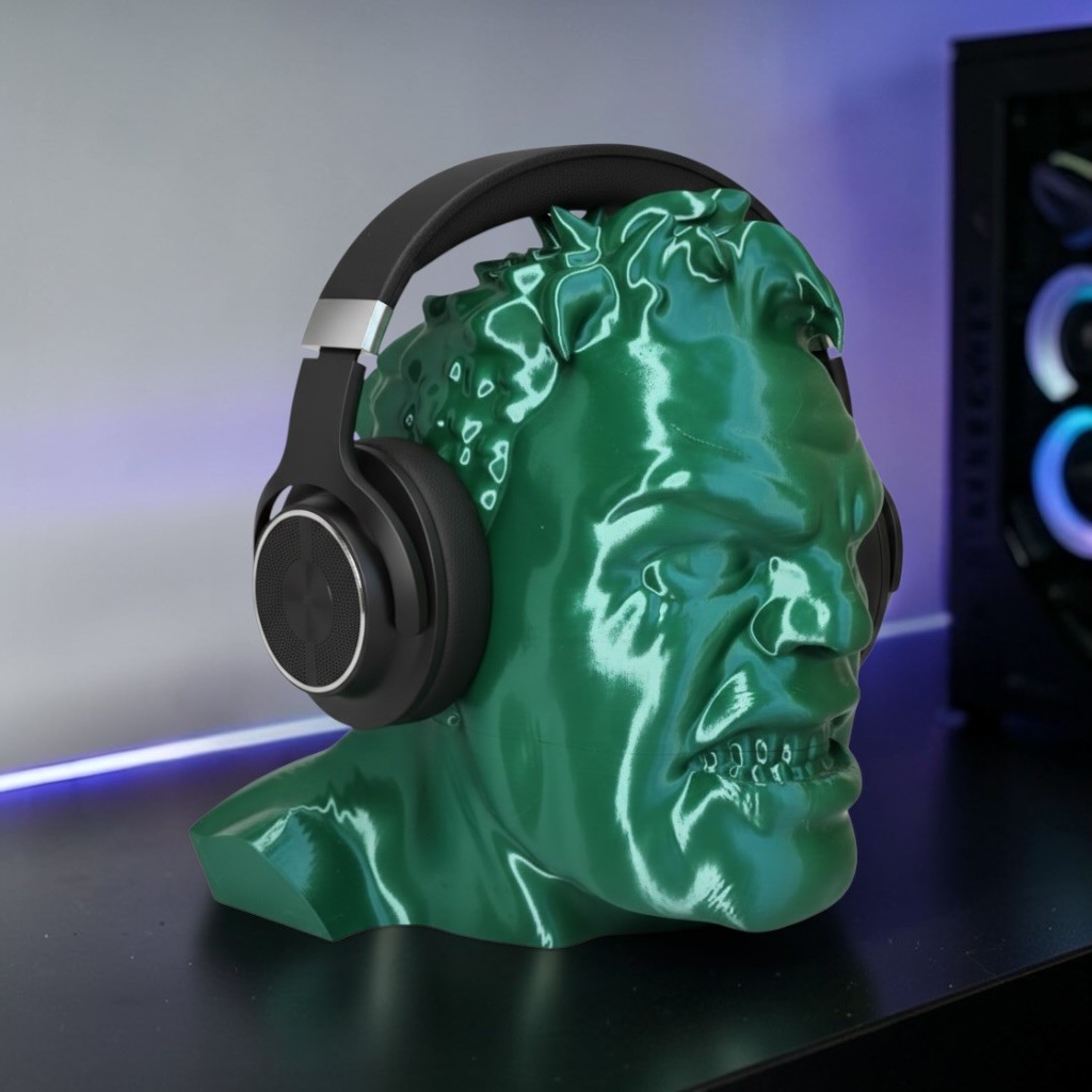 Suporte Headset Fone de Ouvido Hulk  | Vingadores Marvel