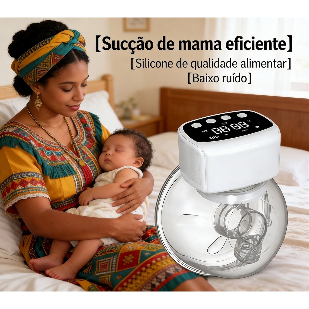 Bomba de tira leite,Bomba Elétrica Portátil Para Leite Materno Recarregável