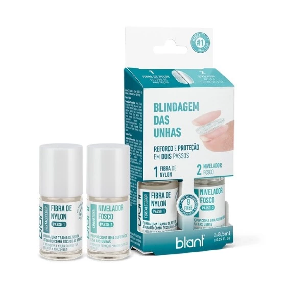 Kit 2x1 Blindagem das Unhas Blant – Fortalecimento, Brilho e Proteção Contra Quebras — imagem 1