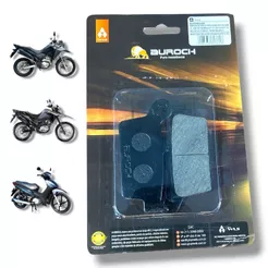 PASTILHA DE FREIO TRAS XRE 300/BROS 150-160 03-17/BIZ 125 06-17 - S/ABS