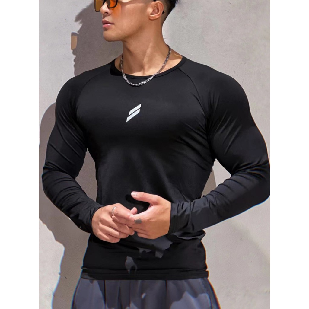 DIAN Outono Inverno Novo Estilo de Fitness Homens de Manga Comprida de Secagem Rápida Calças de GINÁSTICA Absorvente de 