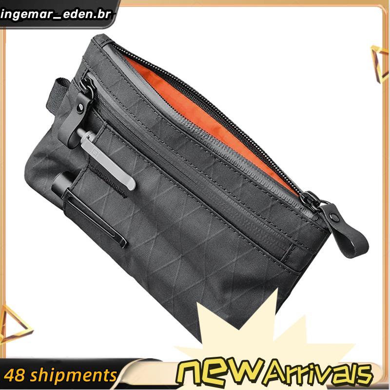 Bolsa De Armazenamento De Ferramentas Multifuncional , À Prova D'água , Grande Capacidade , Embreagem Masculina , Pulso 