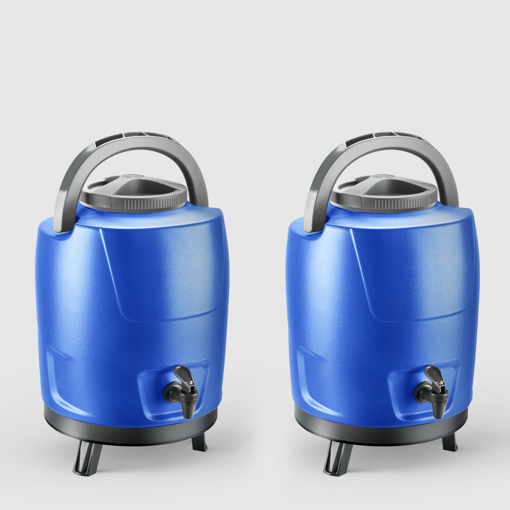 Kit com 2 Botijões Térmicos 9L Incess Blue Invicta em Oferta na Shopee