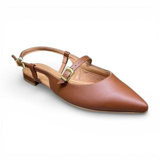 Sapatilha Vizzano 1206.1009 Slingback Bico Fino Salto Baixo