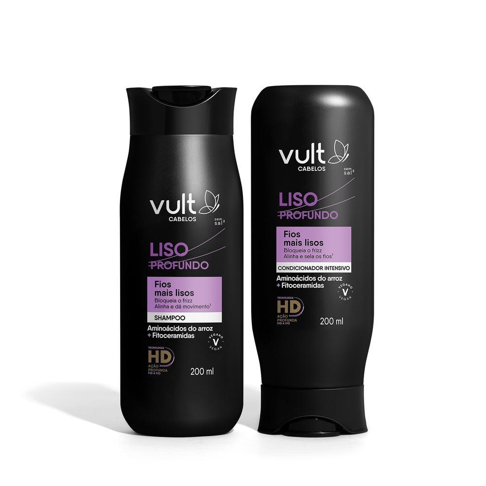 Combo Liso Profundo: Shampoo 200ml + Condicionador 200ml em Oferta na Shopee