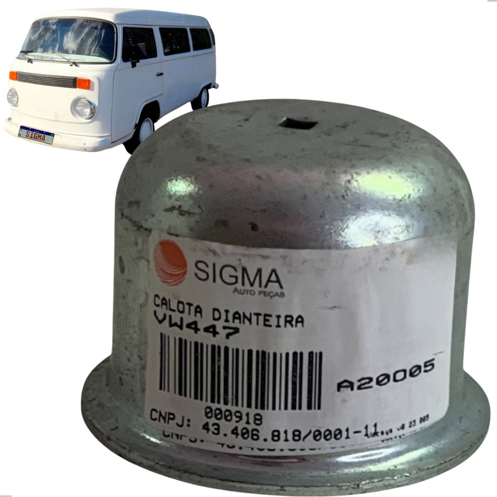 Calota Graxa Cubo Dianteiro Kombi 1500 1600 57 A 81 Com Furo