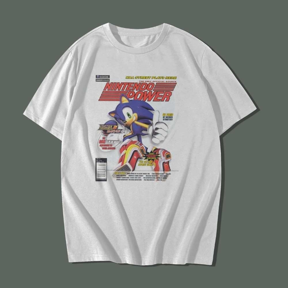 [Camiseta Premium em Algodão Puro]GXG Camiseta Sonic y2k vintage
 em Oferta na Shopee