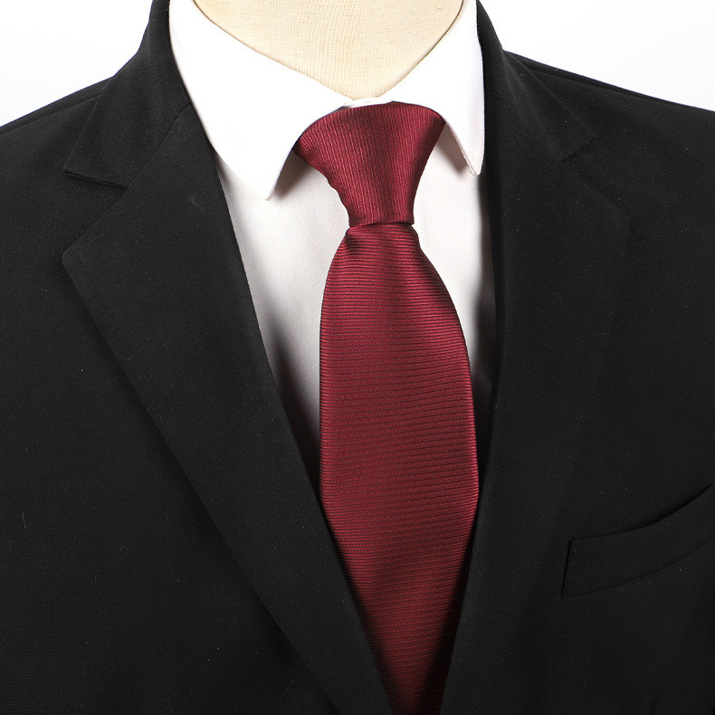 Gravata masculina de casamento de 8 cm, gravata retrô de alta qualidade com logotipo personalizado, gravata de mão mascu