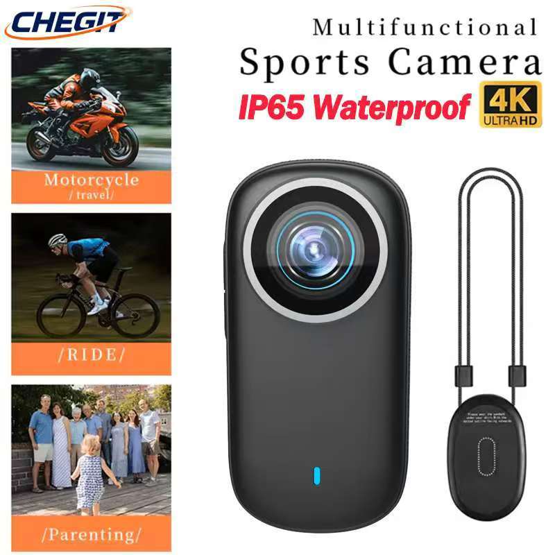 4K WiFi Mini Câmera De Ação Esporte Ao Ar Livre Polegar Bolso Capacete Portátil Motocicleta Filmadora Para Vlog Ciclismo