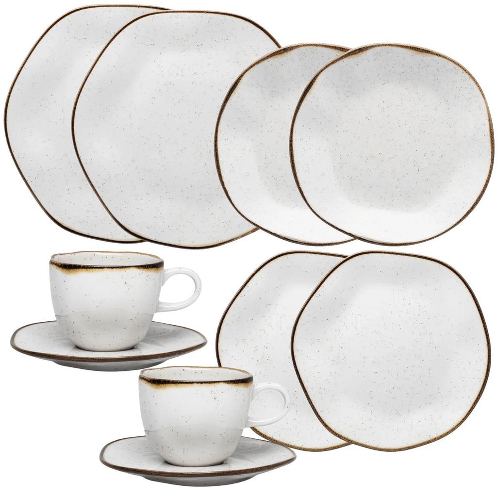 Jogo de Jantar 10 Peças Oxford Ryo Maresia em Oferta na Shopee