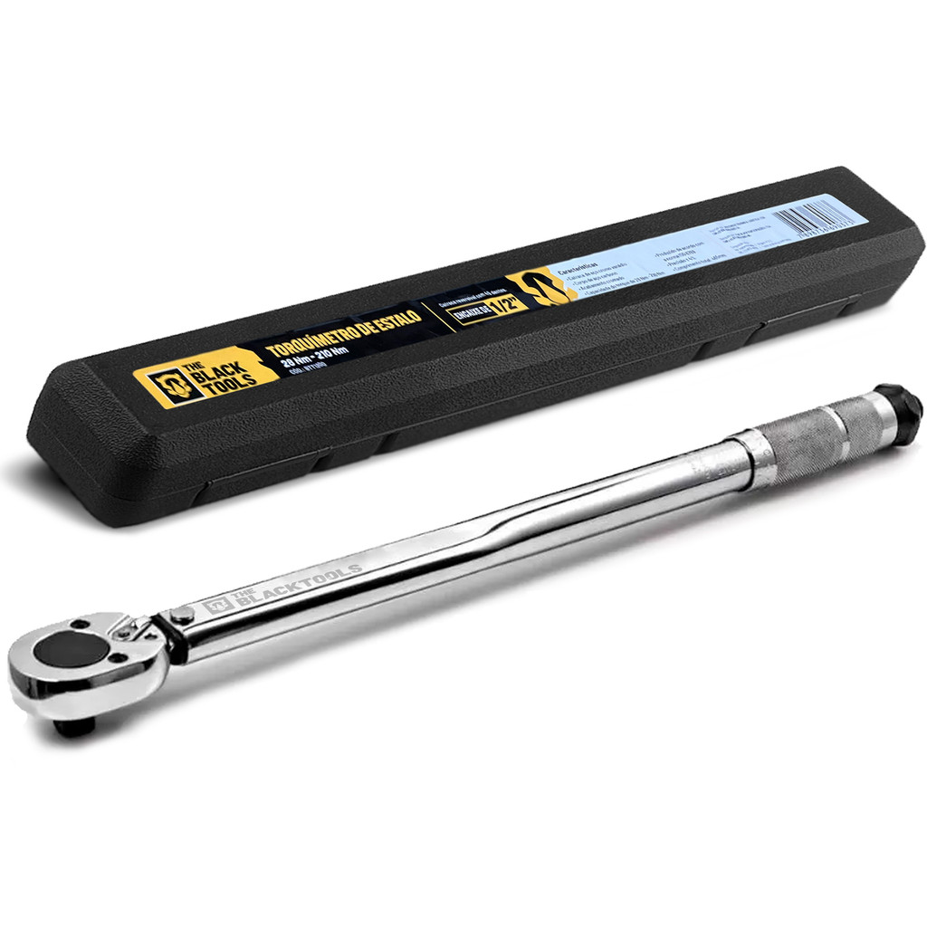 Torquimetro De Estalo 1/2 Pol 2.8 A 21kg Crv Reversível - The Black Tools em Oferta na Shopee