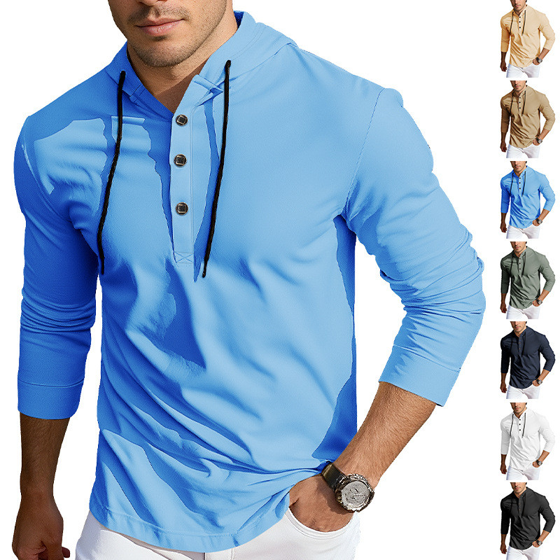 25 Europeu Americano Meio Cardigan Jaqueta Verão Moda Casual Moletom Com Capuz Camisa De Manga Comprida Masculina