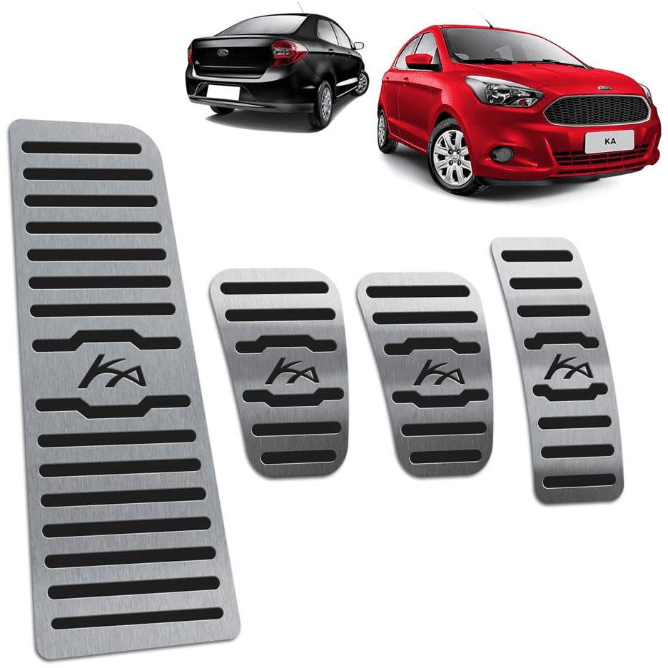 Kit Pedaleira Descanso Pé Ford Ka 2015 até 2021