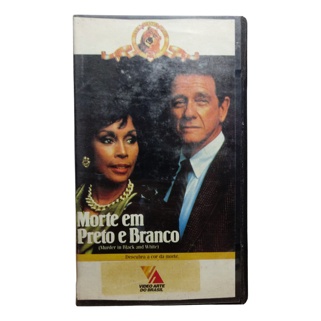 VHS Morte Em Preto E Branco - Richard Crenna