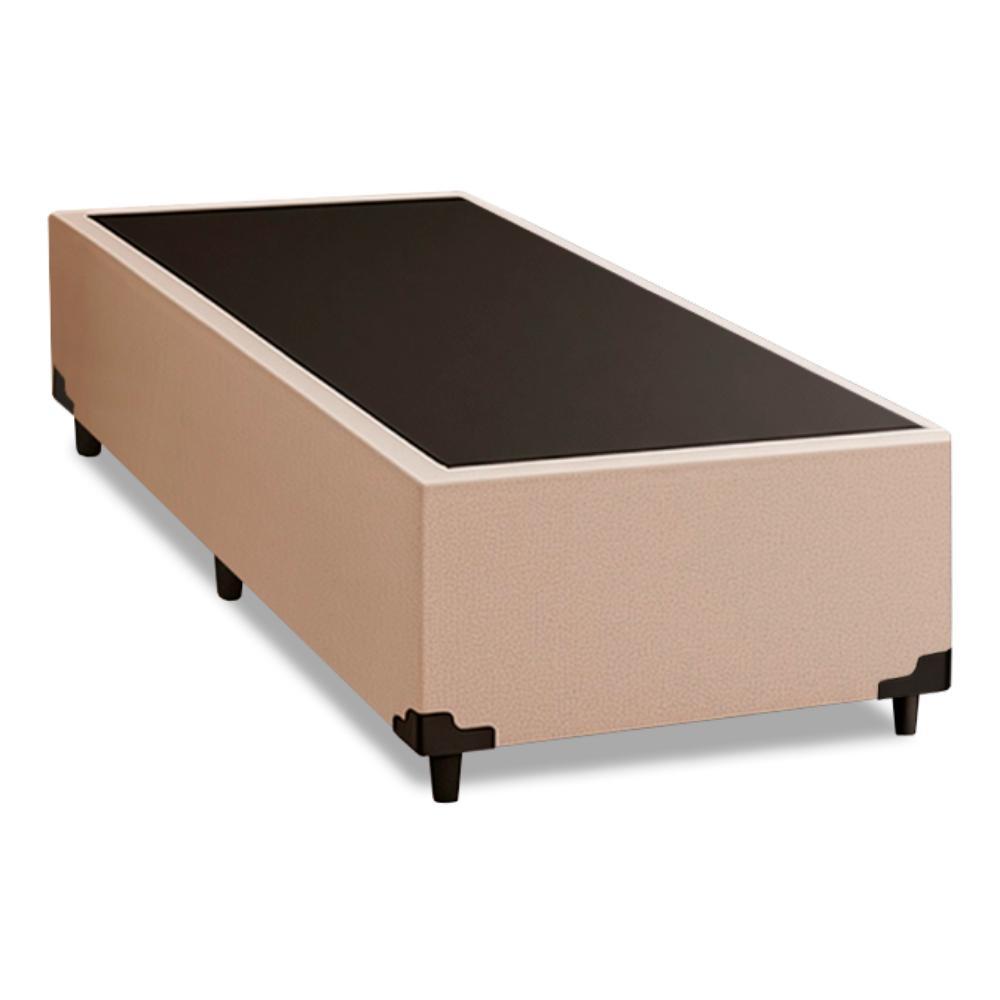 Base Cama Box 79x198x38cm Bege Suede Veludo Prince em Oferta na Shopee