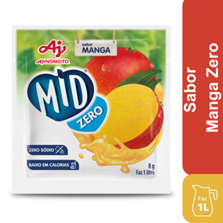 Kit Refresco em Pó MID® Zero Sabor Manga Com 5 Unidades de 8g em Oferta na Shopee