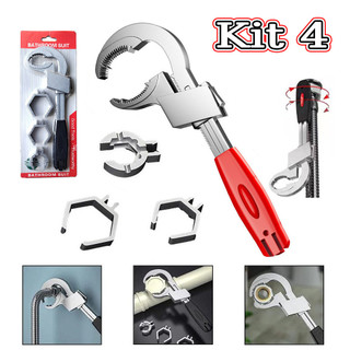 Kit Chave De Grifo Pia Inglesa Ajustável Universal Alicate