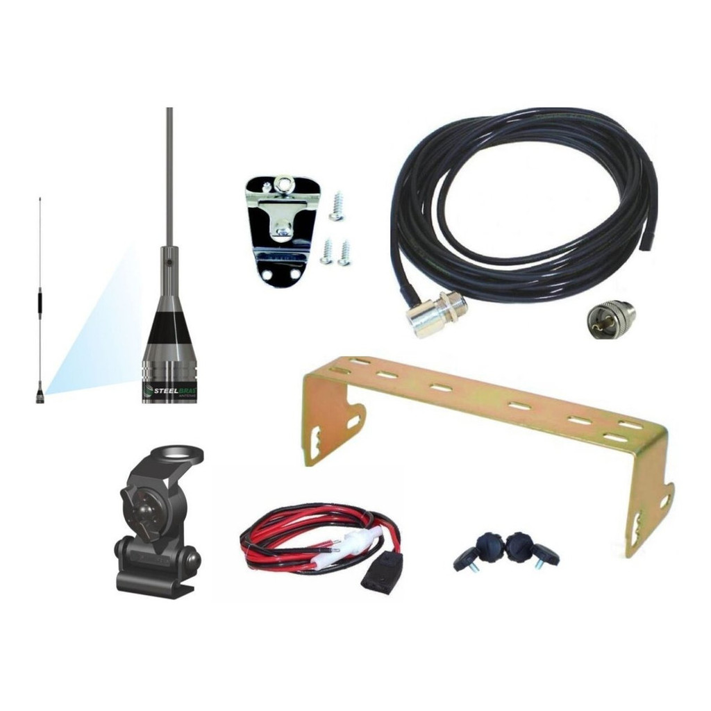 Kit Do Radio Px Gtl 148 Cabo Dc Parafuso E Suporte Ap0076