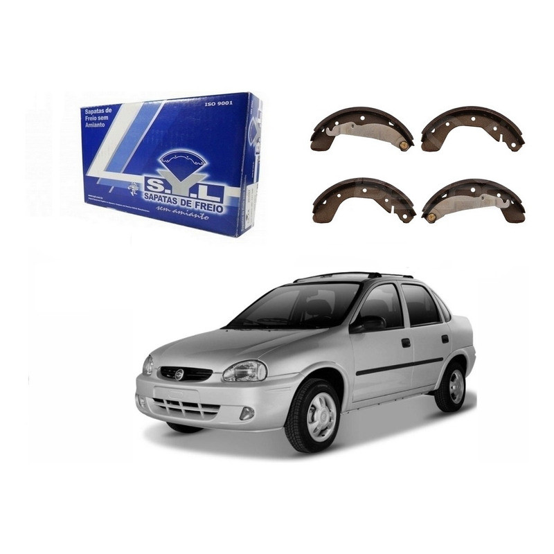 Sapata De Freio Corsa Classic 1.0 1997 A 2010 em Oferta na Shopee