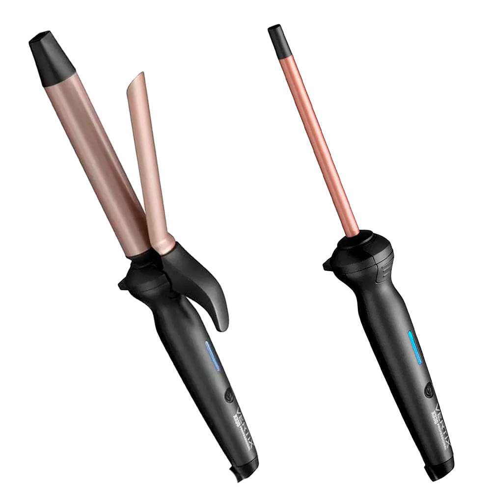 Kit Modelador de Cachos X330 10mm X 130mm E Modelador de Cachos X330 25mm x 130mm Vertix - Bivolt
