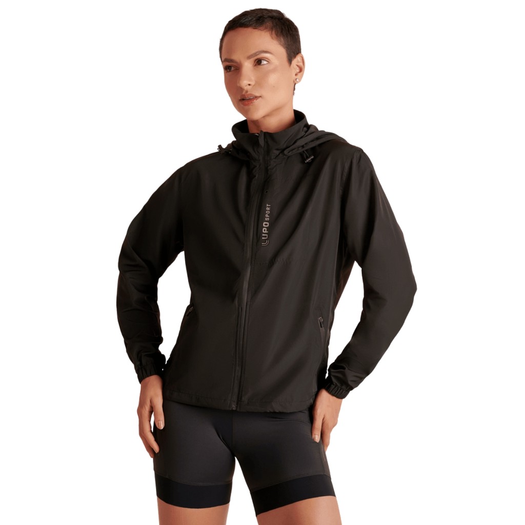 Jaqueta Lupo Sport Windbreak Feminina Original Corta Vento Com Capuz Treino Academia