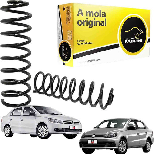 Molas Traseiras VW Voyage G5 G6 G7 1.0 1.6 2008 até 2022