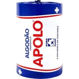Rolo Algodão Hidrófilo Apolo Grande 500g Macio Absorvente Uso Profissional