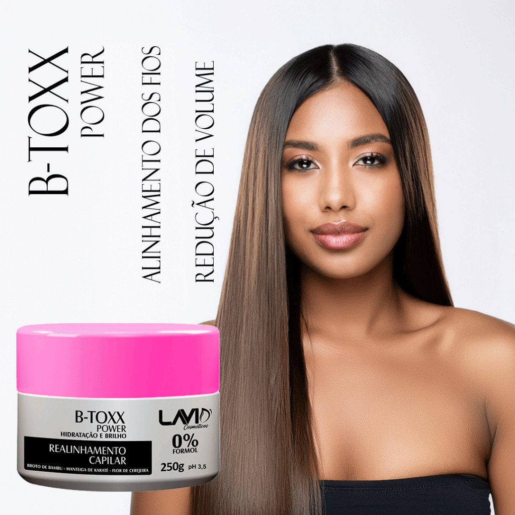 botox capilar  250 botox sem formol Lavid Cosméticos.