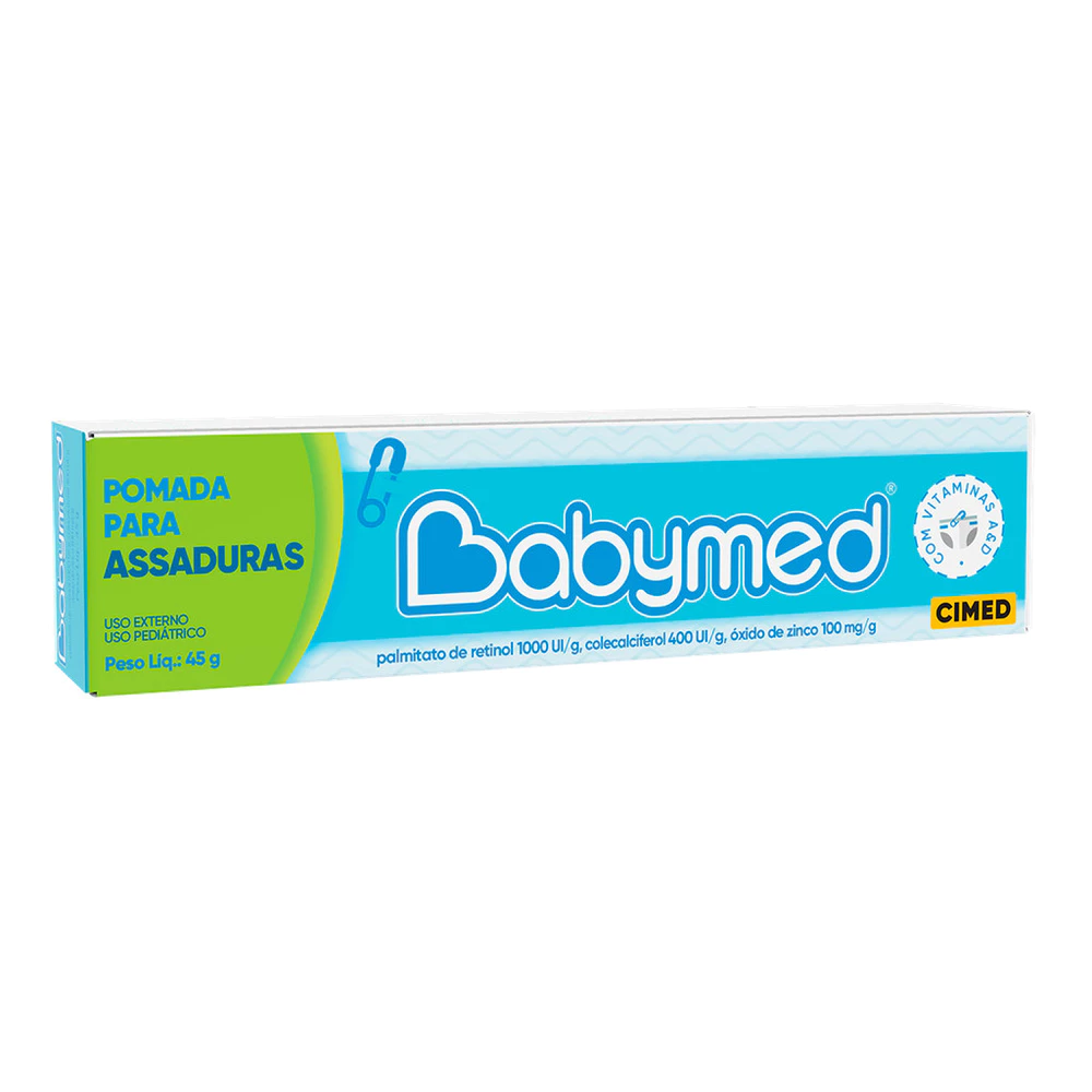 Pomada Para Prevenção De Assaduras Babymed Azul 45g
