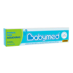 Pomada Para Prevenção De Assaduras Babymed Azul 45g