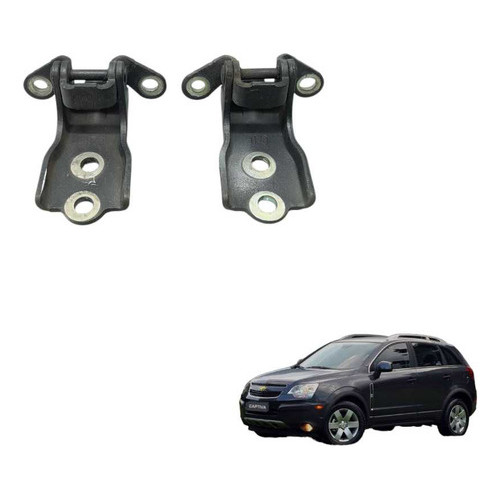 Par Dobradiça Porta Dianteira Direita Chevrolet Captiva 2011