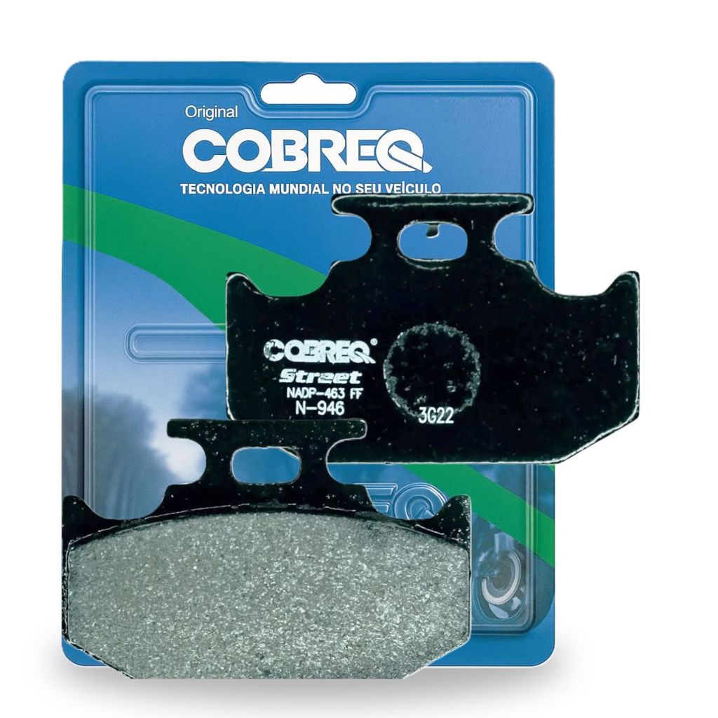 Pastilha de Freio Traseira Fz25 250 / Lander 250 / Fazer 250 / Crosser 150 / Fz15 150 / Yzf R15 Cobreq em Oferta na Shopee