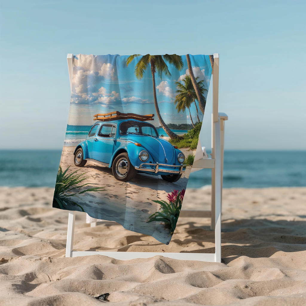 Toalha Banho Estampada Aveludada – Macia, Moderna e Perfeita para o Verão