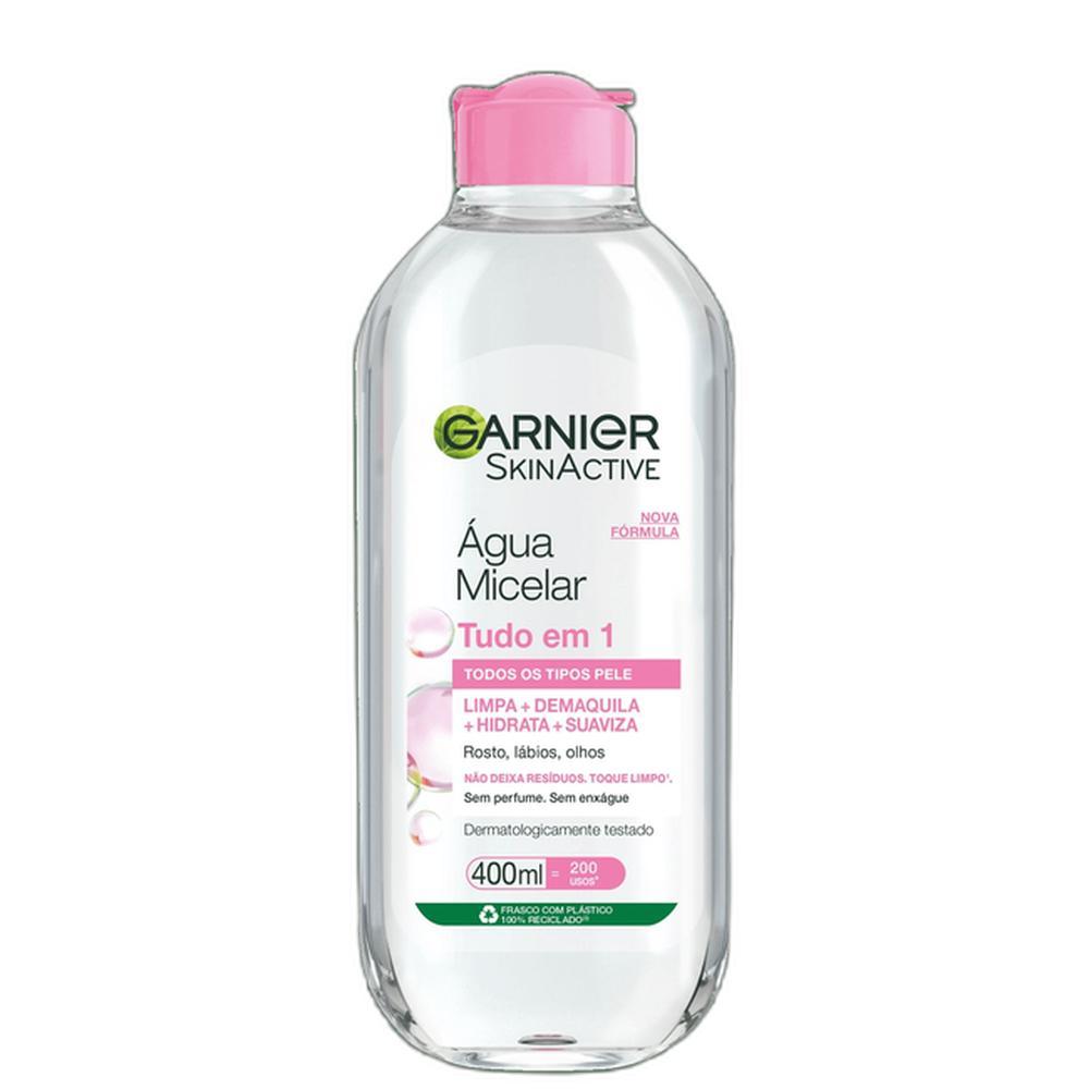 Garnier SkinActive Tudo em 1 - Água Micelar 400ml em Oferta na Shopee