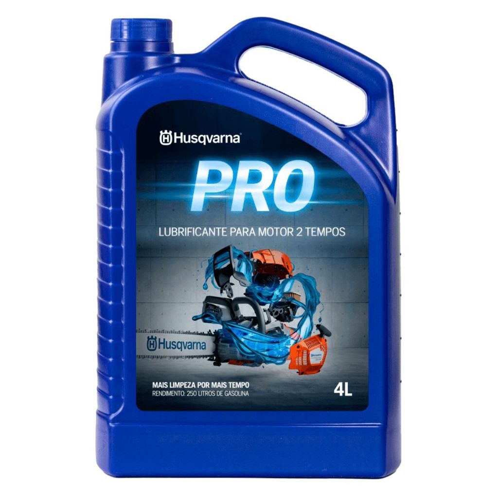 Óleo 2 Tempos Husqvarna PRO 4 Litros Lubrificante 2t em Oferta na Shopee