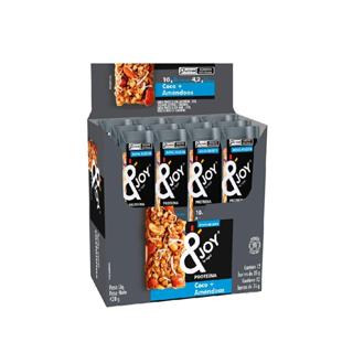 Barra de nuts ejoy com proteína coco e amêndoa 35g caixa 12 un snack saudável em Oferta na Shopee