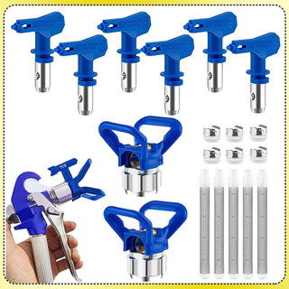 19x Bicos para pistolas de pulverização bicos reversíveis proteções para bicos telas de filtro 211 315 417 515 517 523