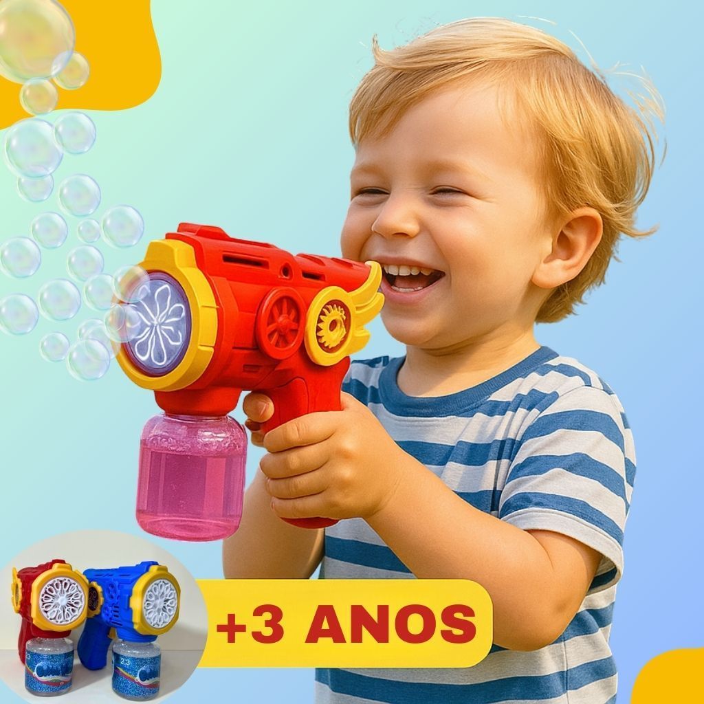 Lança bolha de sabão automática Colorido Brinquedo com luz diversão crianças Festas em Oferta na Shopee