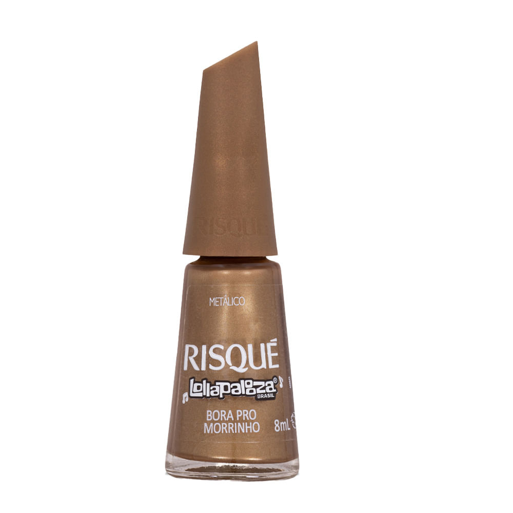 Esmalte Metálico Risqué Lollapalooza Bora Pro Morrinho