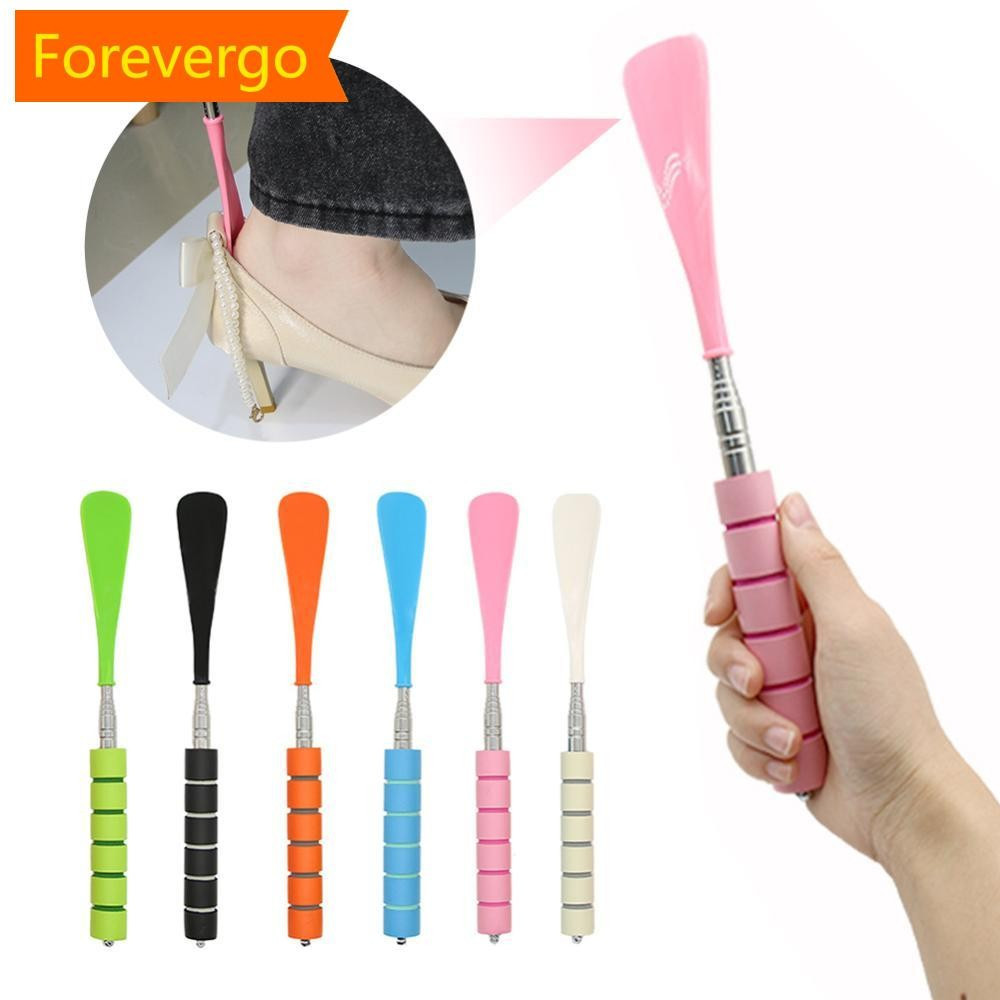 forevergo Calçadeira Retrátil Longa Ajustável , Ajudante De Sapato , Aço Inoxidável , Alça , Durável , Profissional , Fe