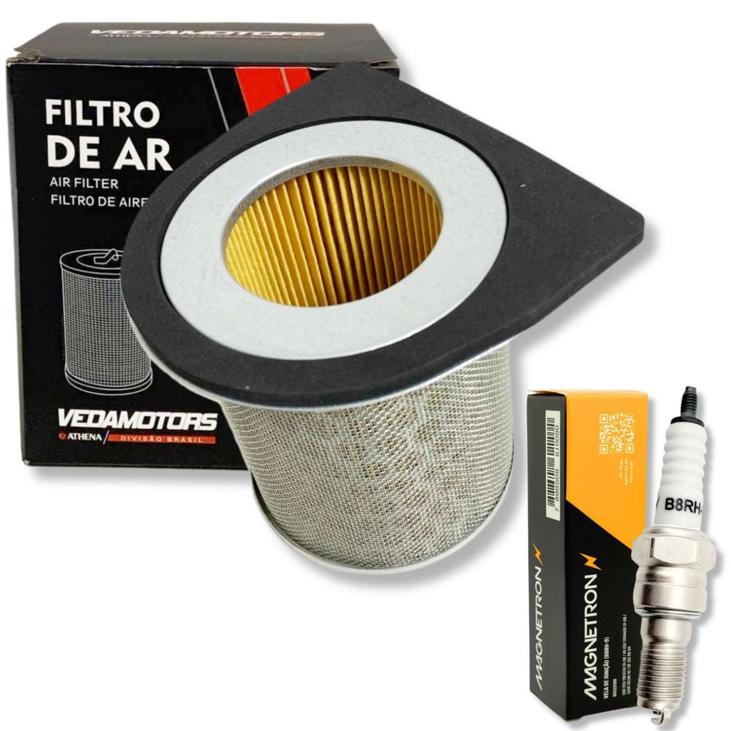 Kit Filtro de Ar + Vela de Ignição Cbx 250 Twister