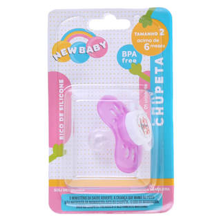 Chupeta New Baby Ventilada Silicone Fase 2 em Oferta na Shopee